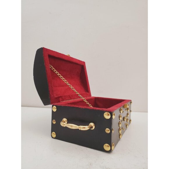 Wooden Keepsake Box, Wooden Chest, Wooden Box, Small Treasure Chest, Wooden - Picture 10 of 10